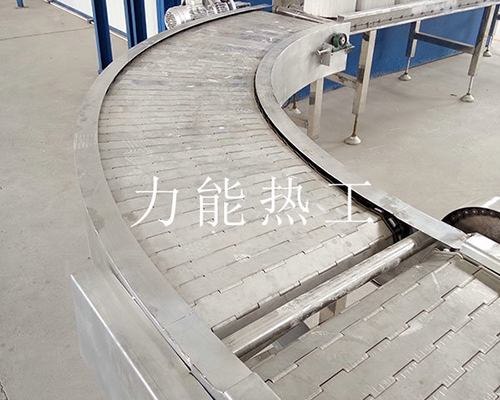 武汉不锈钢链板转弯输送机